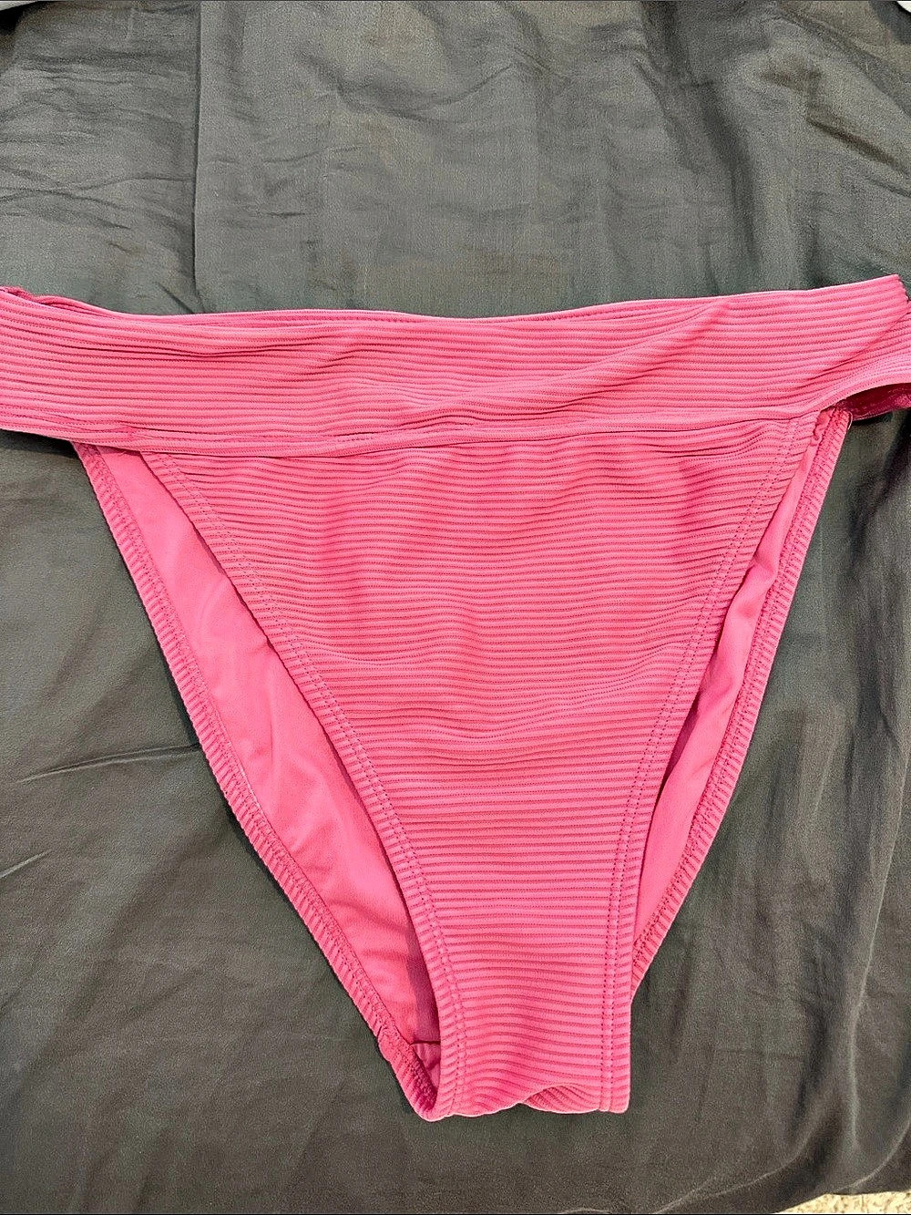 AEROPOSTALE Ribbed Crossover Ultra High-Waisted Bikini Bottom High-Waisted